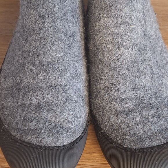 Huckberry Greys Wool Outdoor Slipper Boot Men’s US 12 Gray Slip On Cozy main image 10